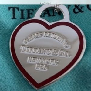 Return to Tiffany Red Heart Charm Retired